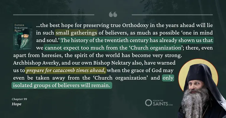 We cannot expect much from the church organization - Archbishop Averky, Bishop Nektary